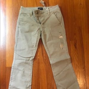 NWT American eagle kick boot khakis